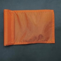 Drapeaux de golf solides 6x8 pouces, imperméables, protection UV, nylon 420D, couleur personnalisée pour l'intérieur, l'extérieur, la cour, le putting green