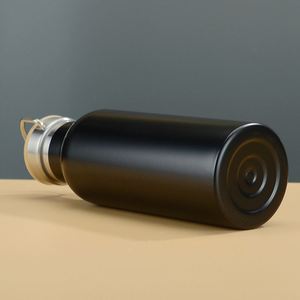 Bouteille d'eau sportive en acier inoxydable de 17 oz à double paroi isolée avec poignée et couvercle hermétique anti-fuite - Product Image 4