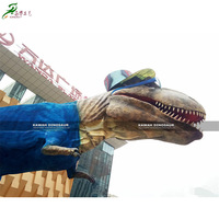 Ornements de dinosaures de simulation sur mesure en gros, grande taille, T-Rex électrique, pour exposition commerciale et sites emblématiques