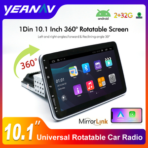 Universal <span class=keywords><strong>Android</strong></span> Single Din pantalla giratoria coche estéreo pantalla táctil 10,1 ''giratorio coche Radio REPRODUCTOR DE DVD coche medios Carplay <span class=keywords><strong>Auto</strong></span> - Product Image 2