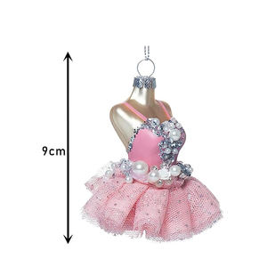 Ornements de Noël en verre soufflé à la main, ballerine en verre, décorations de Noël écologiques - Product Image 6