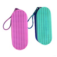 Étui en silicone pour lunettes de natation Sac en silicone pour lunettes de natation de grande capacité Pochettes pour lunettes de soleil