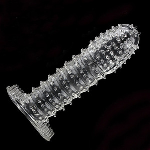 Kristal Su Geçirmez Yeniden Kullanılabilir <span class=keywords><strong>Penis</strong></span> Kılıfı Prezervatif Erkekler İçin Elastik Giyilebilir Geciktirici Boşalma Halkası <span class=keywords><strong>Penis</strong></span> Büyütücü Daha Uzun Süreli - Product Image 4
