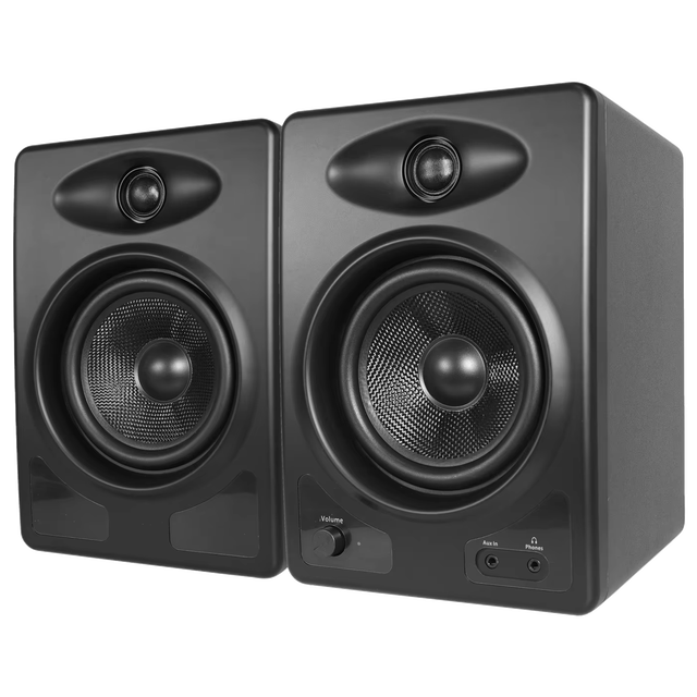 Best Sale 4 Inch Professional PA Speaker Bluetooth 2*25W Monitor Speaker One Active One Passive Pair Speaker for Stage Control