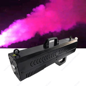 Canon à fumée LED RGB portable 1500W, puissant, colonne d'air, lumière DJ, <span class=keywords><strong>machine</strong></span> à pulvérisation de brouillard pour scène, Thanksgiving - Product Image 5