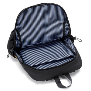 Laptop <b>Backpack</b> 15.6 Inch Unisex Casual Commuting Bag For Students And Everyday Use Black Gray Blue Solid Color - Product Image 5