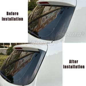 2Pcs Gloss Black Car Rear Window Side Spoiler Wing Canard Canards <b>Splitter</b> for VW Tiguan MK1 2007-2016 for MK2 2017+ Car Stying - Product Image 4