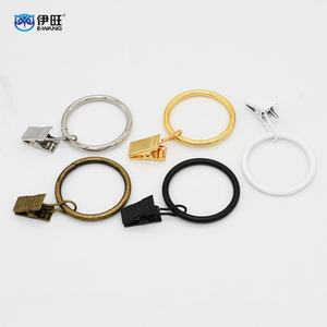 Anneau de suspension en métal pour rideau de douche, à feuilles détachables, vente en gros - Product Image 4