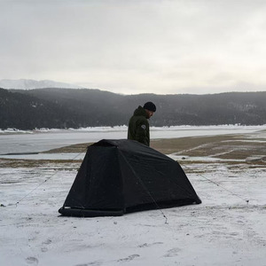 Hamac d'extérieur quatre saisons pour une personne Protection solaire contre la pluie <span class=keywords><strong>Camping</strong></span> Type de contreventement droit Ouverture automatique rapide Portable - Product Image 4