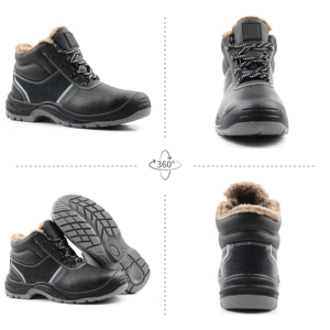 Botas de Trabajo de Seguridad para Hombre SAFETY LOONG OEM S3 Nuevas en Línea, Zapatos de Seguridad de Cuero con Puntera de Acero para Construcción y Uso en Fábrica - Product Image 2