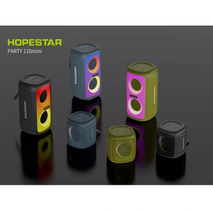 Altavoz Inalámbrico HOPESTAR PARTY110 Mini con Bluetooth, Luces LED RGB, Reproductor de Audio USB, Ranura para Tarjeta, Batería para Uso Doméstico y Comercio Exterior - Product Image 4