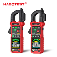 Multimètre à pince numérique Habotest Ht205ds 600a Testeur de courant alternatif Résistance Température Analyseur de diode/capacité Iii 600v