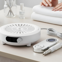 Machine à ongles rechargeable de haute qualité 40000 tr/min avec collecteur de poussière pour usage en salon, kit d'outils de manucure
