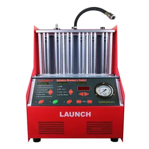 Launch CNC602A Car Fuel Injector Cleaning Machine Ultrasonic Injector Cleaner Tester Washing Tool 6 Cylinder