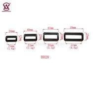 Boucle coulissante en plastique à ouverture instantanée de style professionnel réglable anneau en D POM plat sangle de boucle de ceinture en plastique pour sac à dos ou sac