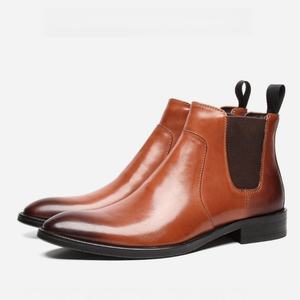 Nuevo Modelo de Zapatos de Cuero Casuales de Negocios para Hombre, Estilo Italiano, Suelas Suaves, Parte Superior de Piel de Oveja de Alta Calidad, con Aumento de Altura, para Otoño - Product Image 3