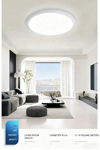 आधुनिक 18w-72w एलईडी छत की रोशनी के लिए घर के कमरे की सतह घुड़सवार पैनल लैंप के लिए 6500k रंग - Product Image 6