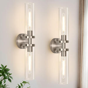 Lampu Dinding LED gaya Retro Amerika, untuk koridor kamar mandi dan kamar tidur untuk tabung kaca desain Modern dan sederhana - Product Image 5