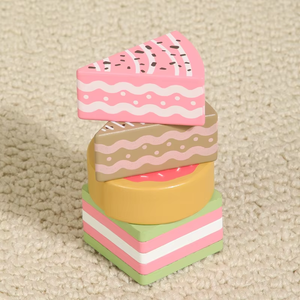 Juguetes de Madera para Hornear de Educación Temprana Montessori, Juguete de Galletas y Pasteles, Juego de Imitación de Cocina para Niños Pequeños - Product Image 5