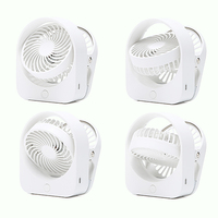 Mini ventilateur de bureau portable USB rechargeable multifonction personnalisé pour l'été