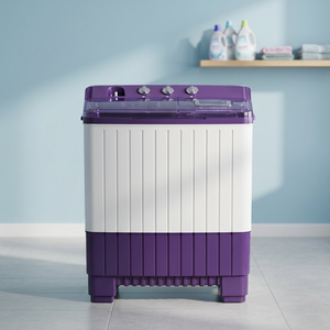 <b>Top</b> <b>Load</b> Household Twin Tub Washing Machine | 8.5kg with 5.1kg Spin Dryer Semi Automatic Plastic Body - Product Image 1