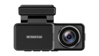 Dash Cam 4K dengan Wifi, GPS Terintegrasi, Night Vision, Rekam Mengemudi Depan dan Belakang, Blackbox DVR, Kamera Mobil Ganda