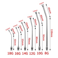 Ensemble de Seringues de 10ml, 20ml, 30ml, 50ml, Seringue d'Alimentation Manuelle pour Bébé Oiseau avec Tubes Incurvés en Acier Inoxydable, 1 Ensemble