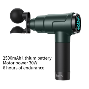 2024 Producto de tendencia Percusión de mano 7 cabezales de repuesto Masajeador de fitness con pantalla LCD Pistola eléctrica de masaje muscular - Product Image 4