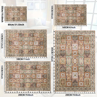 Tapis moderne en velours cristal au nouveau design personnalisé Tapis chinois antidérapant à impression numérique Tapis et moquettes de salon de grande surface