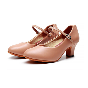 2 Inch Latin Character Shoes for Women Chaussures de danse à <span class=keywords><strong>la</strong></span> cheville Talons dansants pour salle de bal Salsa <span class=keywords><strong>Tango</strong></span> Flamenco - Product Image 5