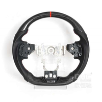 Volante de fibra de carbono para volante Mitsubishi Lancer Evolution Evo 2014 2015 2013 2012 2011 2010 2009 2007