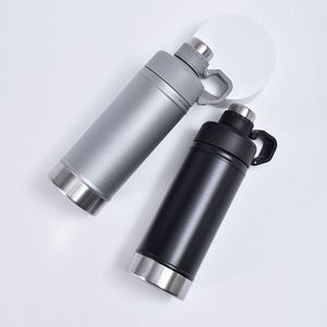 Botella Deportiva de Acero Inoxidable de 530 ml y 700 ml, Aislada al Vacío de Doble Pared, con Tapa y Pajita - Product Image 6