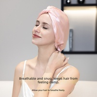 Bonnet de nuit en soie nourrissant pour les cheveux, post-partum, 100% soie de mûrier, couleur unie, épais, doux pour la peau, personnalisable, anti-frisottis