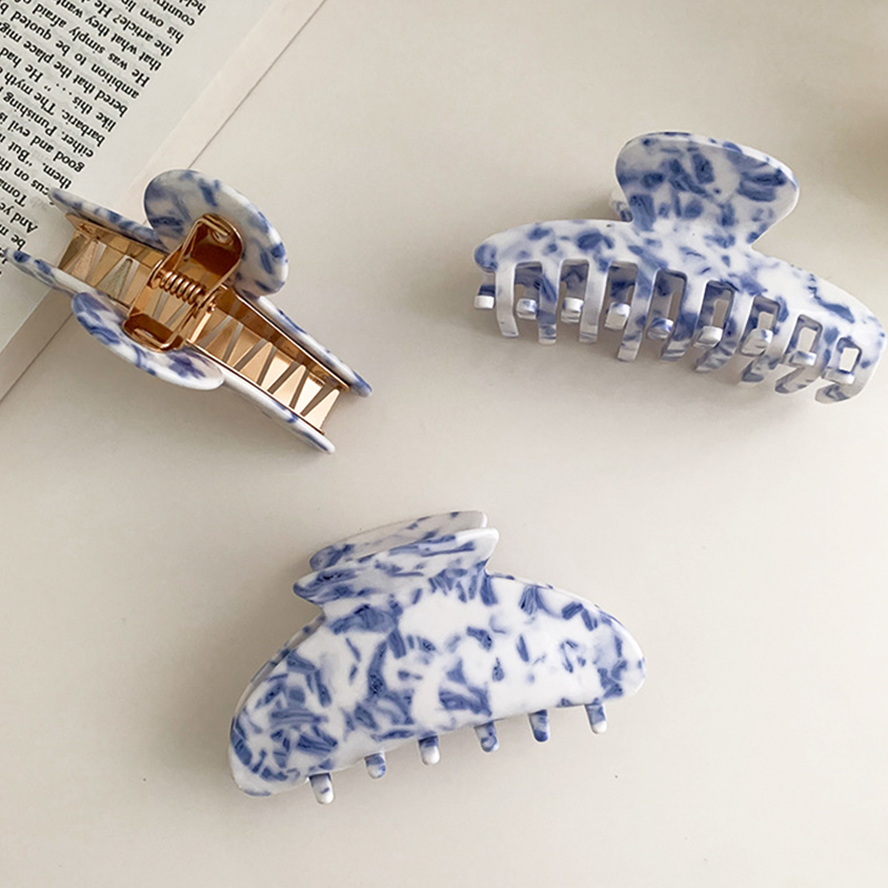 blue hair clips