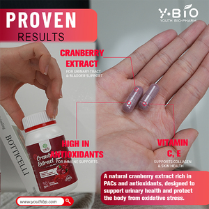 OEM/ODM クランベリーエキス 抗酸化作用のある栄養補助食品 女性の健康カプセル 1瓶90カプセル 24ヶ月の賞味期限 - Product Image 3