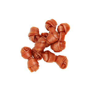 จีน OEM ไก่ที่ผูกปมกระดูกนุ่มขนมสัตว์เ<span class=keywords><strong>ล</strong></span>ี้ยงอาหารสุนัข - Product Image 1