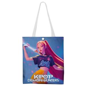 Tas Kanvas Meme Anime & Film Kartun & Acara TV Demon Hunter K-Pop Paling Populer, Tas Belanja, Tas Selempang - Product Image 6