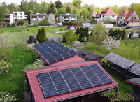Système solaire complet tout-en-un hors réseau à panneaux monocristallins MPPT avec batterie lithium-ion pour usage domestique, montage sur toit, AC 110/220V