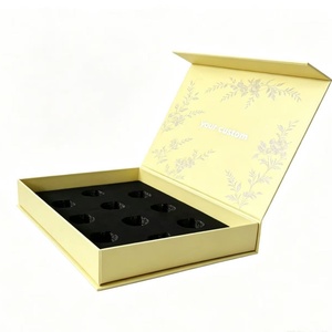 Custom Magnetic Gift <b>Box</b> Rigid Cardboard Chocolate Macaron <b>Box</b> Silver Stamping EVA Foam Insert for Holiday <b>Sweet</b> Candy Packaging - Product Image 2