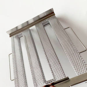 الفولاذ المقاوم للصدأ شواء ملحقات الشواية جولة المدخن أبل رقائق الخشب الصغيرة الشواء الدخان البارد - Product Image 3