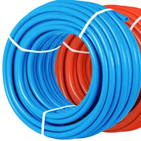 Tuyau de plomberie PEX en plastique à chauffage radiant sans barrière pour eau froide et chaude