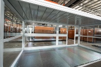 Maison conteneur pliable sur mesure de 20 pieds, design moderne, certifiée CE, cabine modulaire pour unité de glamping, dortoir de travailleurs, lodge