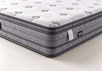 Colchones Ortopédicos de Alta Calidad, Doble Tamaño, con Resortes Ensacados Comprimidos y Espuma Viscoelástica, Cama Moderna de Espuma de Látex para Hoteles
