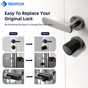 Tediton Cerradura De Cilindro Inteligente Con Huella Dactilar Rfid Tarjeta Inteligente Euro Cilindro Ttlock serratura a Cilindro intelligente - Product Image 3