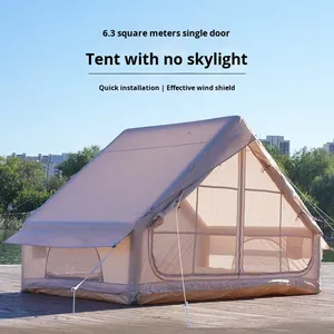 Tenda da Campeggio Gonfiabile per 3-4 Persone, Automatica, Portatile, Impermeabile, in Tessuto Oxford Rinforzato - Product Image 1
