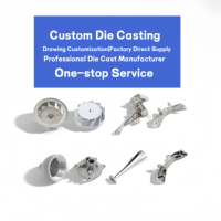 Composants en aluminium moulés sous pression de haute précision, service de fonderie OEM, usinage CNC, poudre pour pièces de machines automobiles