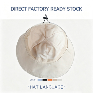 Quick Dry Wide Brim Drawstring Sun <b>Hat</b> UV Protection Foldable Outdoor Fisherman Baseball <b>Cap</b> Unisex Travel Running Blank <b>Hat</b> - Product Image 4