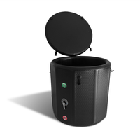 Seau à glace populaire de système de refroidissement de bain de glace de plongeon froid d'OEM ODM de conception avec le couvercle