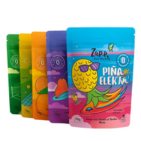 Pochette à fermeture éclair debout en feuille d'aluminium personnalisée finition mate sac d'emballage en mylar de qualité alimentaire pour épices sèches nouilles aliments pour animaux de compagnie
