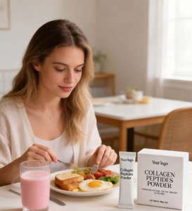 คอลลาเจนเปปไทด์ผง คอลลาเจนหลายชนิดที่ดีที่สุดสำหรับผู้หญิงและผู้ชาย เพื่อเสริมสร้างสุขภาพผม ผิว เล็บ กระดูก และข้อต่อ ชนิดผงจากหญ้า 30 หน่วยบริโภค - Product Image 4